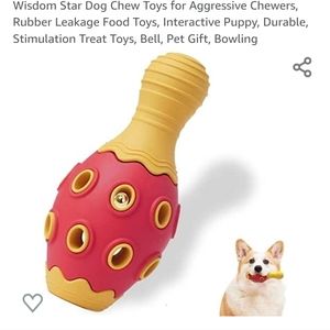 Rubber dog chew toy